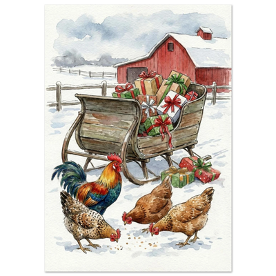 Poster - Vinterdagens lantliga charm