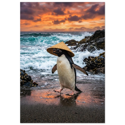 Poster - Vilsen pingvin