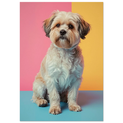 Poster - Pastellhund