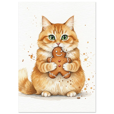 Poster - Kattens söta julmys