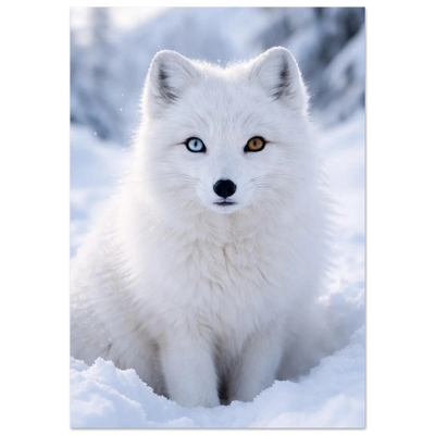 Poster - Fjällrävens färgskifte