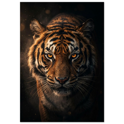 Poster - Tigerns glödande blick