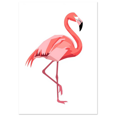Poster - Flamingons rosa dröm