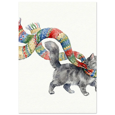 Poster - Kattens lekfulla virvel