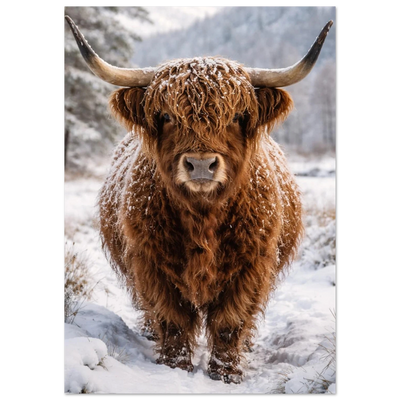 Poster - Highland Cattle in Snow