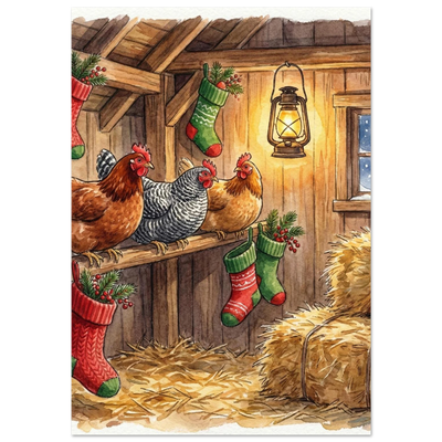 Poster - Hönornas julfrid