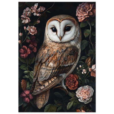 Poster - Ugglans mystiska blick