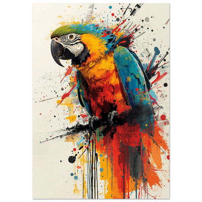 Poster - Papegojans färgexplosion