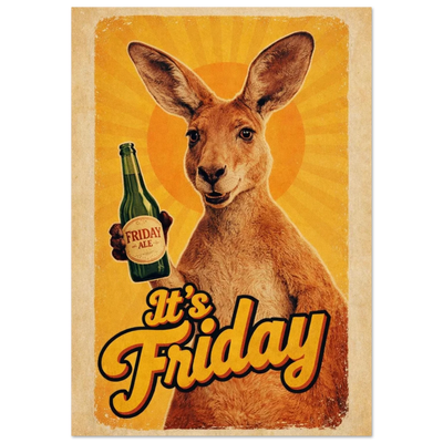 Poster - It's Friday Kangaroo