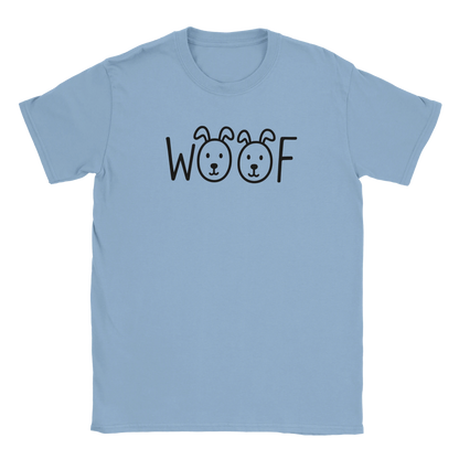 Stilren vit hundtröja med lekfullt grafiskt tryck – Tecknad T-shirt