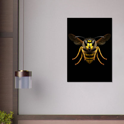 Geting poster upphängd på en ljus vägg vid ett fönster i ett hem – Fotorealistisk poster