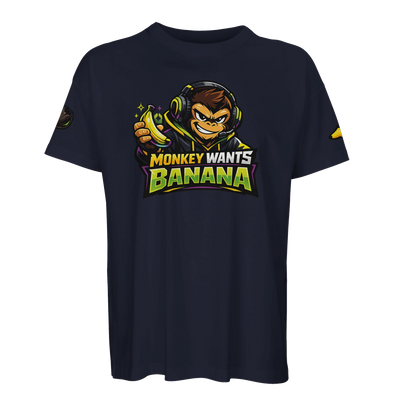 Oversized T-shirt - Monkey Wants Banana | Ekologisk