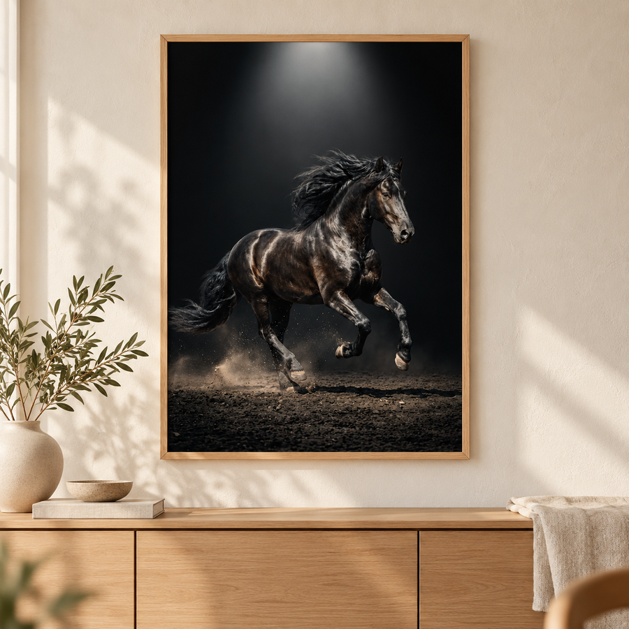 Hästtavlor – posters med hästar i hemmiljö