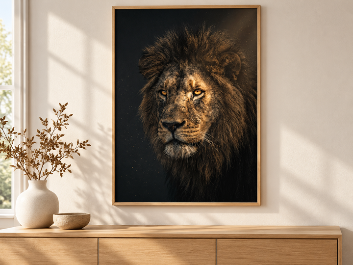 Lejontavlor – posters med lejon